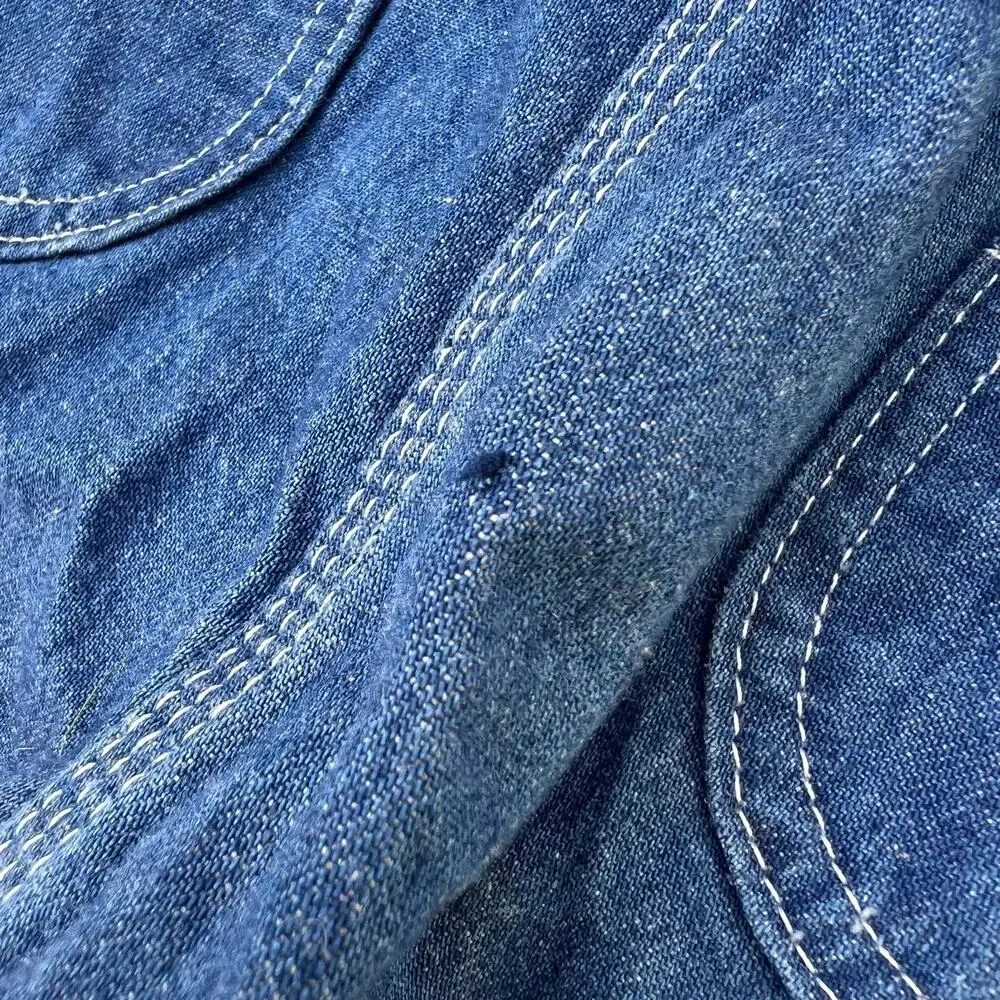 Vintage 70s? Carhartt Made in USA 38x34 denim jean overalls